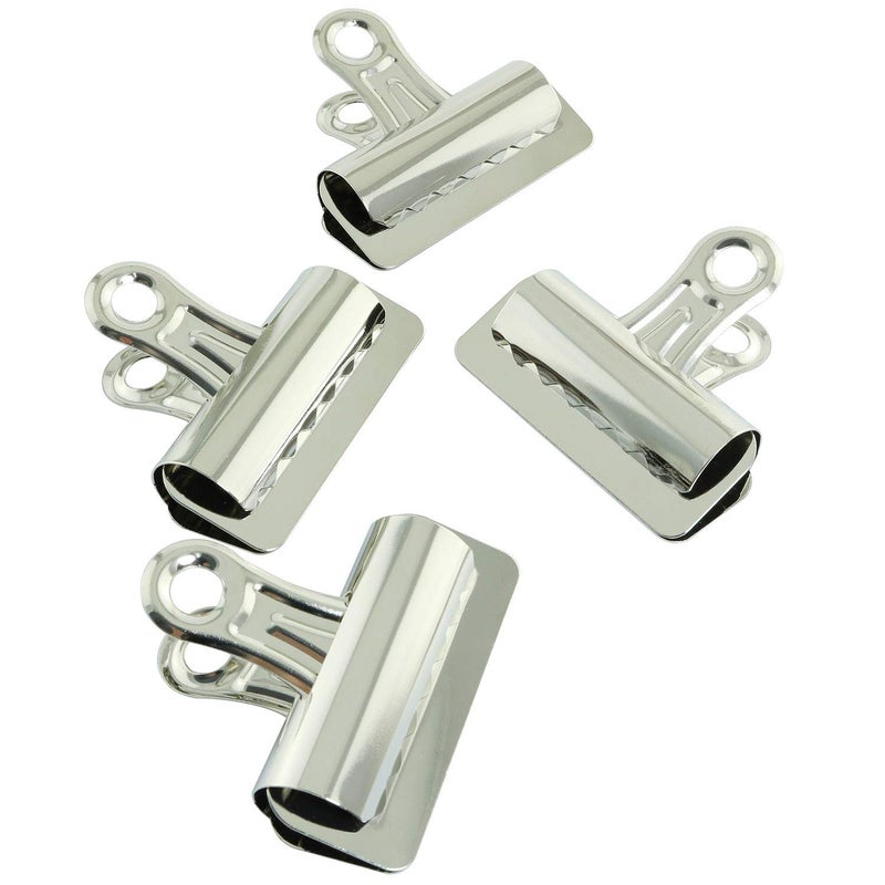 Aylbcz Longdex Bulldog Clip 4PCS 75mm/3Inch Alloy Bulldog Grip Clip for Photos Maps Papers Bills - Image 1